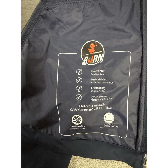 Save The Duck USA FEBA HOODED JACKET Navy Blue/Light Grey‎ Large Euc W/ Bag - Picture 7 of 13